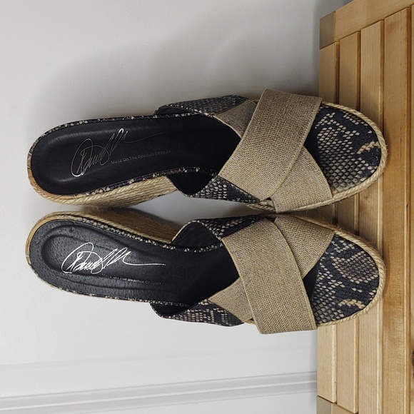 Donald Pliner Wedge Snakeskin Pattern Espadrilles 10M, 🆕 in box. - Picture 11 of 16